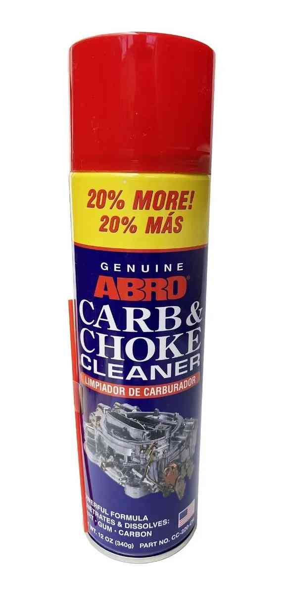 LIMPIA CARBURADOR 340 GRS. ABRO / CARB & CHOKE CLEANER 20%- - ABRO.