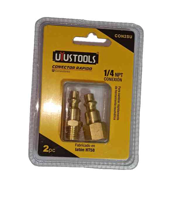 CONECTOR RAPIDO SET/2PCS 1/4» NPT - UYUSTOOLS.